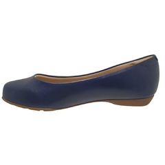 Sapato Modare 7016.400 Anabela Baixo - Azul - Loja Exclusiva Jundiaí