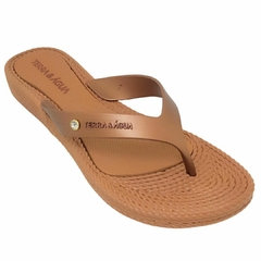 Chinelo Anabela Terra e Água 210002 - Bronze