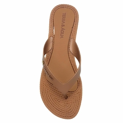 Chinelo Anabela Terra e Água 210002 - Bronze na internet