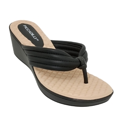 Tamanco Piccadilly 540344 Anabela - Preto