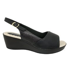 Sandália Feminina PICCADILLY 540369 Anabela - Preta - comprar online