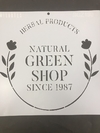 STENCIL MIL ARTES 30x30 GREEN SHOP SGZ193