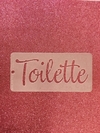 STENCIL 10x20 TOILETTE SC320