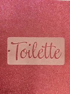 STENCIL 10x20 TOILETTE SC320