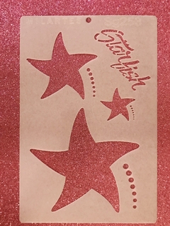 STENCIL 20x30 ESTRELLAS DE MAR SG253