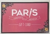 GIFT CARD PARIS