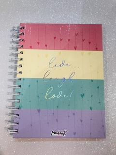 CUADERNO A5 MAULANF LIVE LAUGH LOVE