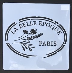 Stencil EQ 30x30 - Sello Le Belle Epoque 1008