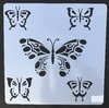 Stencil EQ 30x30 Mariposas 1005