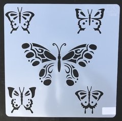 Stencil EQ 30x30 Mariposas 1005