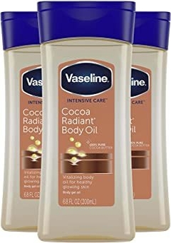 Vaseline Aceite de gel corporal de cuidado intensivo de cacao radiante