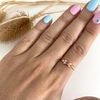 Anillo sparkly pink - 19 mm