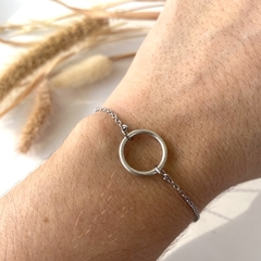 Pulsera acero circle