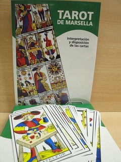 Cartas de Tarot Marselles con Libro