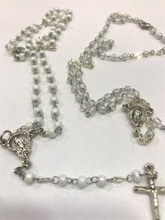 Rosario de mostacilla y cadena - comprar online