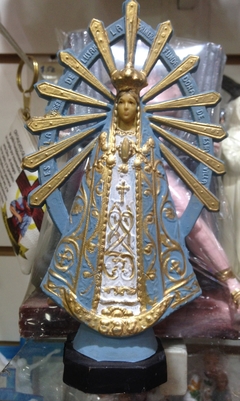 Imagen Virgen De Lujan 12cm Pvc ¡¡irrompibles!!! Religion