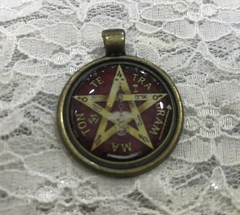 Tetragramaton Medalla Talisman Resinada - comprar online