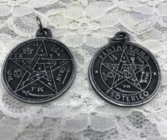 Tetragramaton Medalla Talisman doble faz