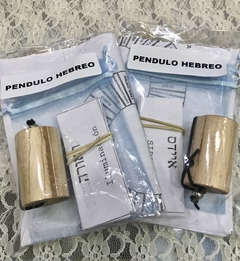 Pendulo Hebreo Con Camisas Y Tabla De Consulta