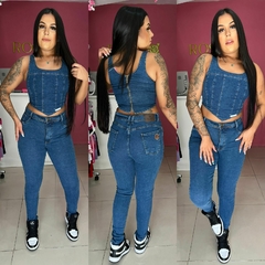 Cropped Jeans Sal e Pimenta