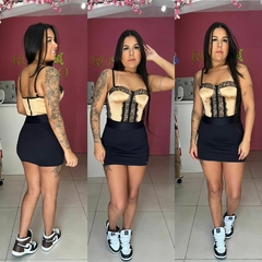 Cropped Corselet C/ Alcinha