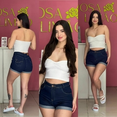 Shorts Jeans Pimenta Original Escuro