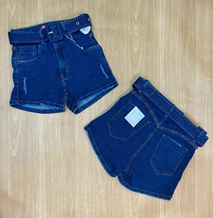 Shorts Jeans Com Cinto Sal e Pimenta - comprar online