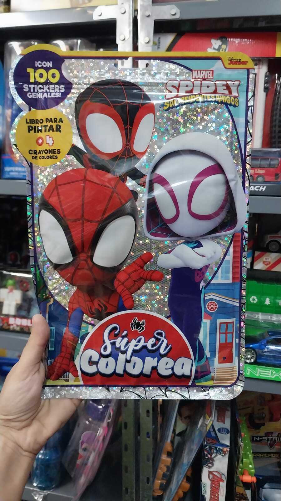 Set para colorear Spiderman Tapimovil - DUENDE ROJO