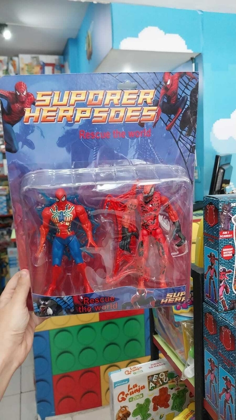 Kubo. Muñeco Articulado Con Luz Figura De Acción Spiderman