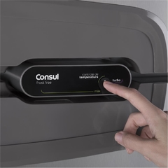 Refrigerador Consul Frost Free CRM43NK com 2 Portas Inox 386L - IPIAÚ ELETRO