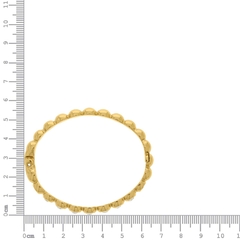 BR1133 Bracelete de Bolinha com Strass Dourado - comprar online