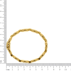 BR1111 Bracelete Elo Lacre Dourado - comprar online