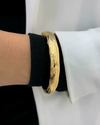 Bracelete Articulado com Detalhes Dourado BR0128