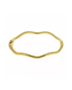 Bracelete Ondulado Dourado Fino BR0115 - comprar online