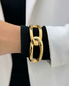 BR1106 Bracelete Elos Dourado