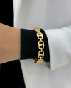 BR1111 Bracelete Elo Lacre Dourado