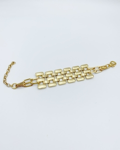 Pulseira Larga Dourada PU0303 - comprar online