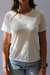 B-Shirt Redonda Confort - Off White - Bee Basic