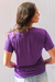 B-Shirt Redonda Viscolinho - Roxo - comprar online