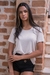 B-Shirt Redonda Viscolinho - Areia - Bee Basic