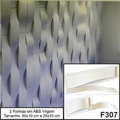 2 Formas ABS 2 mm Gesso E Cimenticio 3d F307 50x10 e 25x10