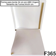 Forma F365 ABS 2 mm Curva para Borda Piscina Peito de Pombo 34 cm