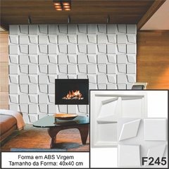 Forma ABS 2 mm Virgem Gesso E Cimenticio 3d F245 40x40 cm