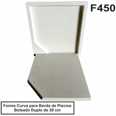 Forma Curva F450 Borda Piscina Lisa 30 Cm Boleado Duplo
