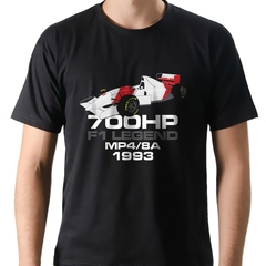Camiseta Fórmula Um Carro McLaren Ayrton Senna 1993 100% Algodão - comprar online