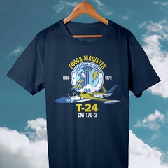 Camiseta Aviação Avião T-24 Fouga Magister Esquadrilha da Fumaça - Damian Motor Wear