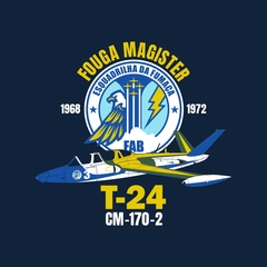 Camiseta Aviação Avião T-24 Fouga Magister Esquadrilha da Fumaça - loja online
