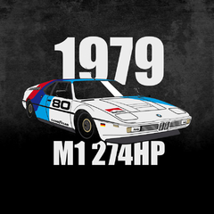 Camiseta Carro Esportivo BMW M1 1979 Anos 80 100% Algodão na internet