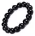 PULSEIRA PEDRA NATURAL PRETA - comprar online