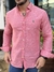 CAMISA RL M/L LINEN - CORAL